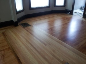 Refinish of oak and fir 